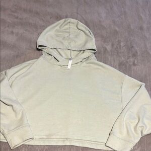 Women's Sage Green Hoodie Sweater